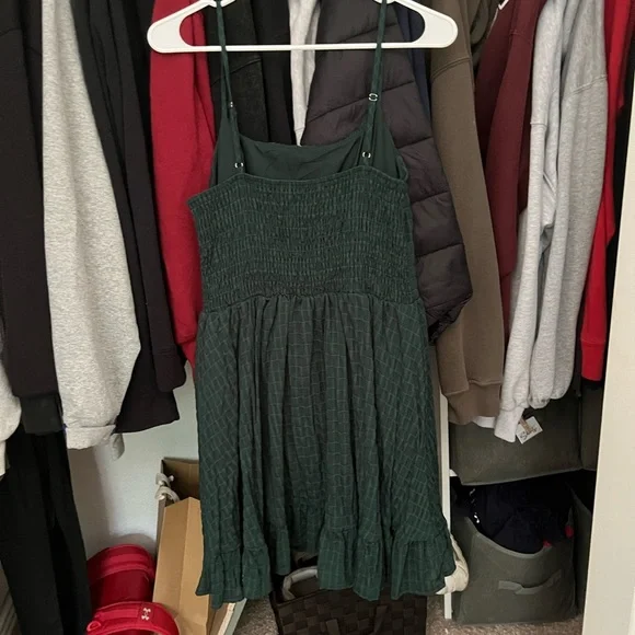 SHEIN Dark Green Midi Dress - Picture 5 of 5